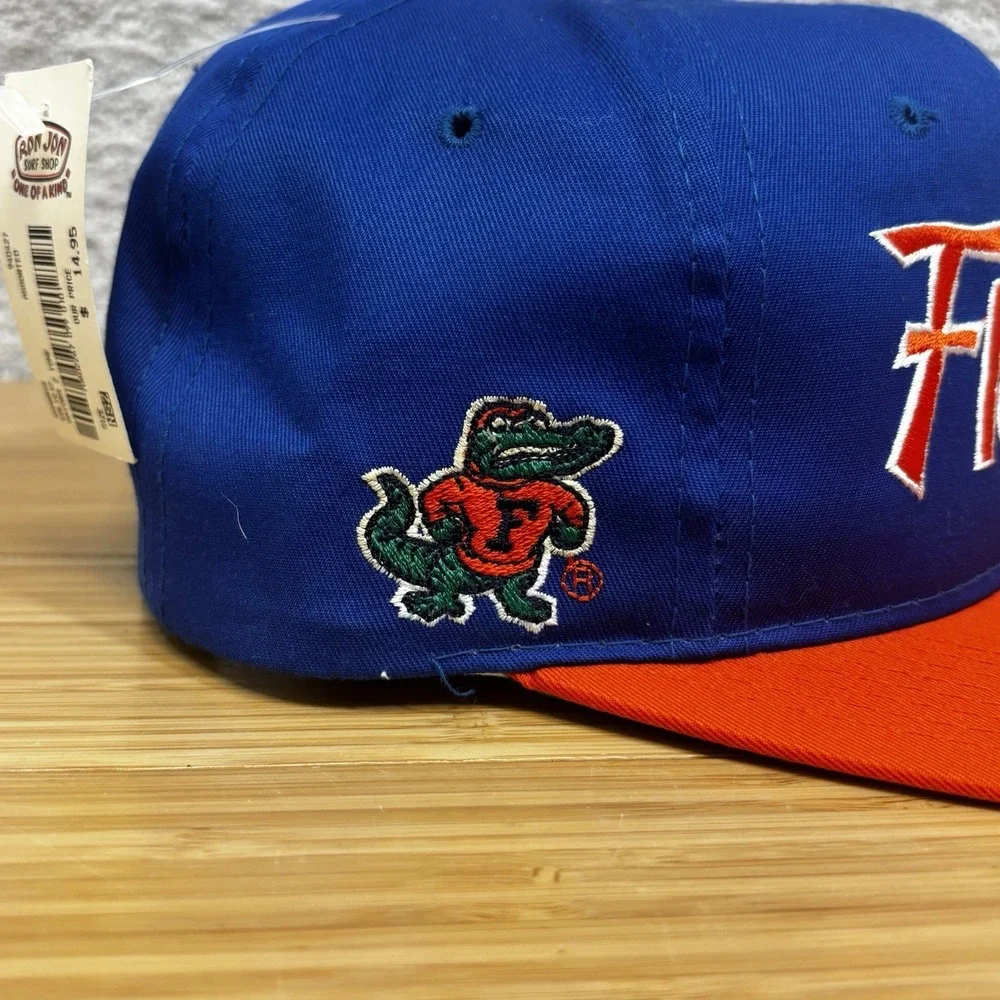 Vintage 90s Florida Gators Sports Specialties Script Twill Snapback Hat Cap NEW